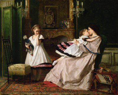 Amour maternel - Gustave Léonard de Jonghe